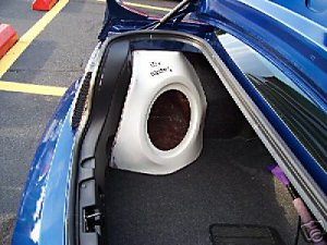 Ford - Mustang 1X10 2005-09 Driver Sub box Subwoofer enclosure