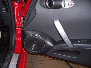 Nissan 350Z 03-05 DOOR Pods SPEAKER PODS Unfinished