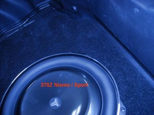 370Z Spare Tire Subwoofer Enclosure