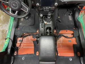 Jeep - Wrangler Unlimited 2018+ JL JT  4 DOOR UNDER SEAT SUB BOX SUBWOOFER ENCLOSURE CUSTOM FIBER...