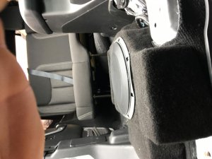 Jeep - Wrangler Unlimited 2007 - 2018 JK 4 DOOR UNDER SEAT SUB BOX SUBWOOFER ENCLOSURE CUSTOM FIB...