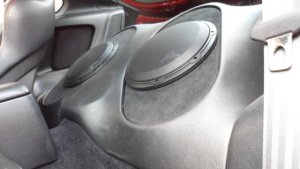 MKIV Supra Rear Seat Delete Subwoofer Enclosure