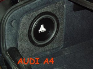 Audi - 2002-08 A4 SEDAN 1x10" Enclosure SUB BOX SUBWOOFER ENCLOSURE