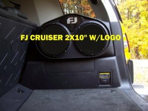 FJ Cruiser Subwoofer Enclosure