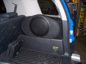 Toyota - FJ CRUISER 1x12" PASS SIDE Enclosure Sub box PASS SIDE  Subwoofer enclosure